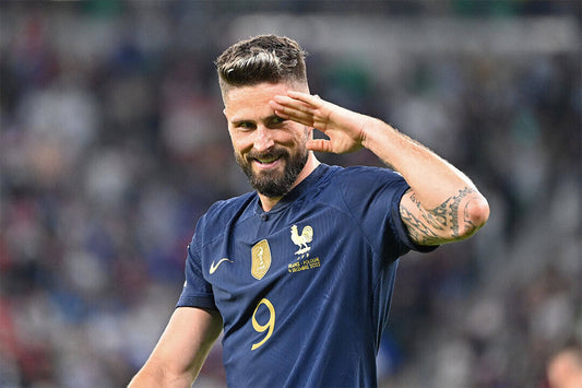 Olivier Giroud Goal Celebration France World Cup Poster Wall Art Print Home Wall Decor - xonomax