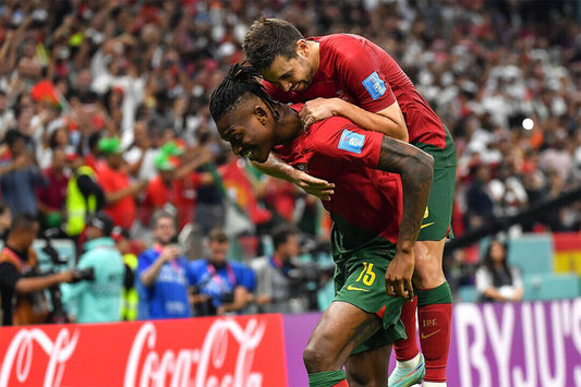 Rafael Leao Goal Celebration Portugal World Cup Poster Wall Art Print Home Wall Decor - xonomax
