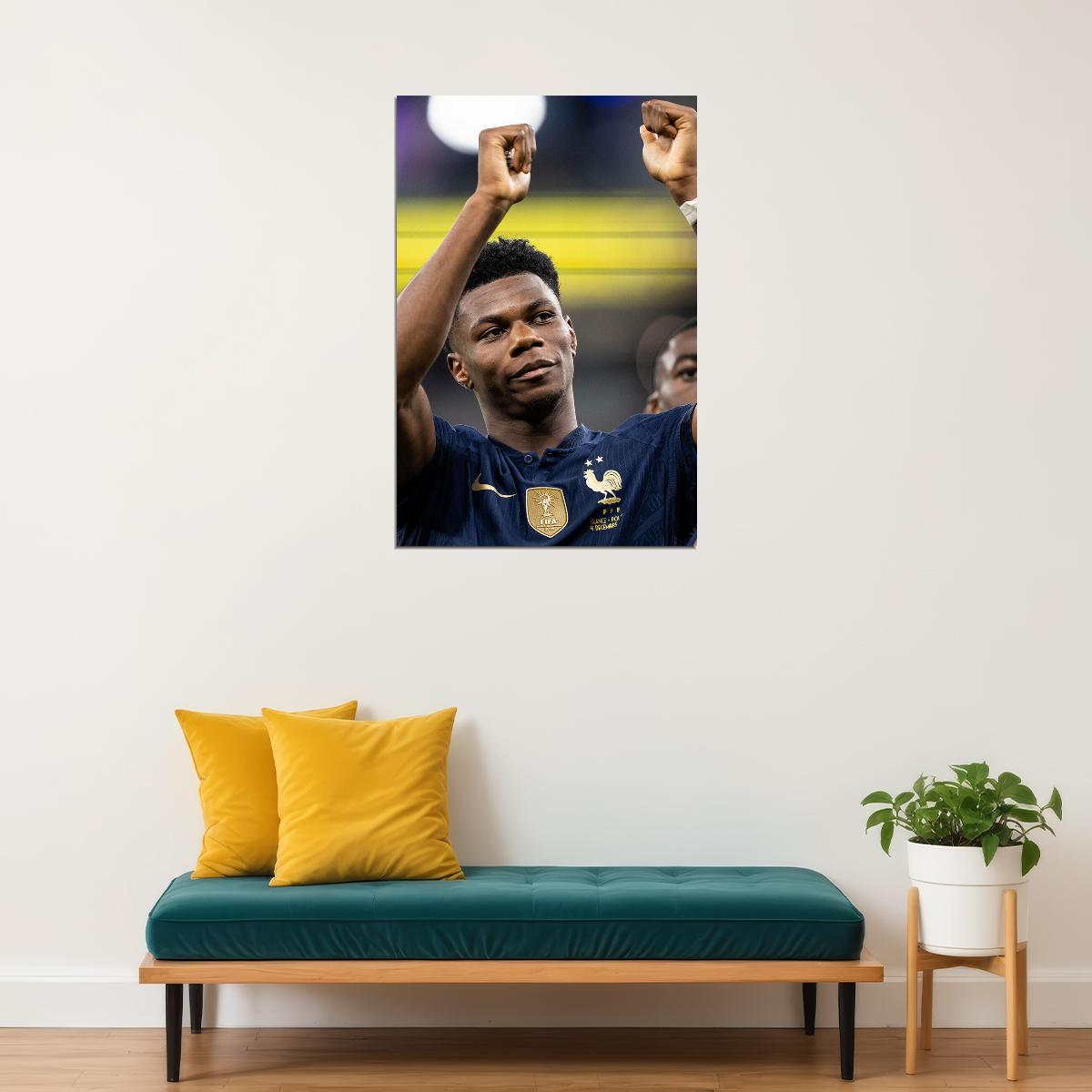Aurelien Tchouamen France National Team World Cup Poster Wall Art Print Home Wall Decor - xonomax