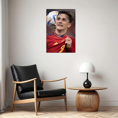 Gavi Spain National Football Team World Cup Poster Wall Art Print Home Wall Decor - xonomax