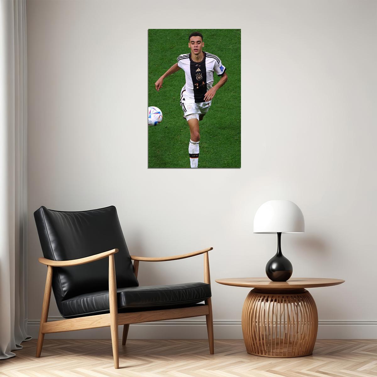 Jamal Musiala Germany National Team World Cup Poster Wall Art Print Home Wall Decor - xonomax