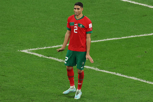 Achraf Hakimi Morocco National Team World Cup Poster Wall Art Print Home Wall Decor - xonomax
