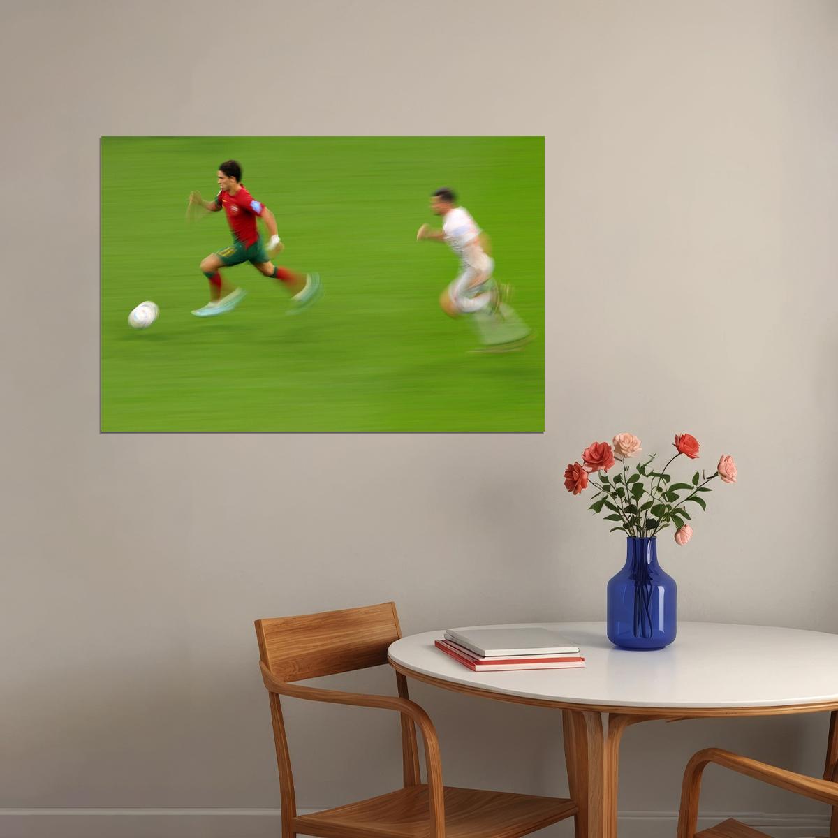 Joao Felix Portugal National Team World Cup Poster Wall Art Print Home Wall Decor - xonomax