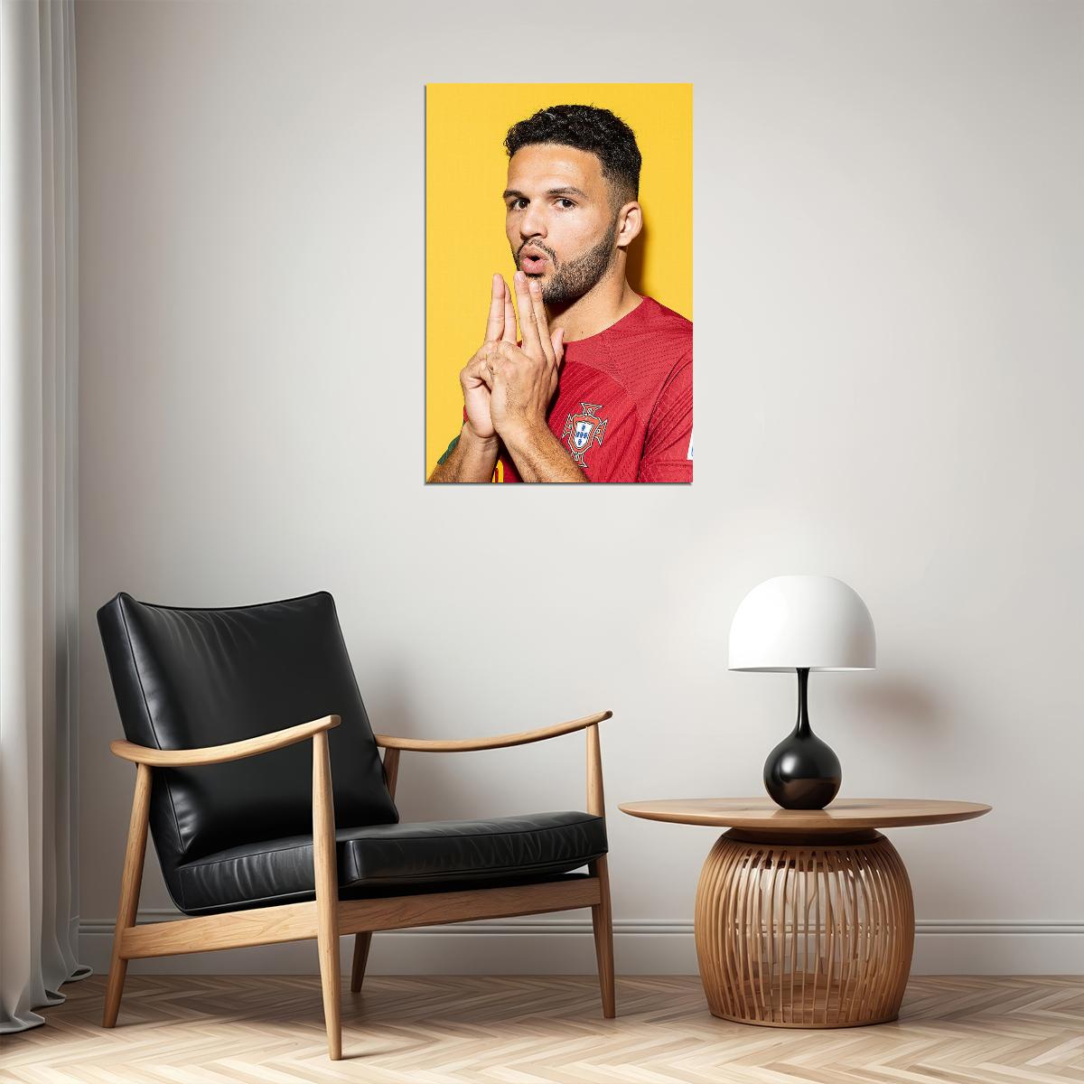 Goncalo Ramos Portugal National Team World Cup Poster Wall Art Print Home Wall Decor - xonomax