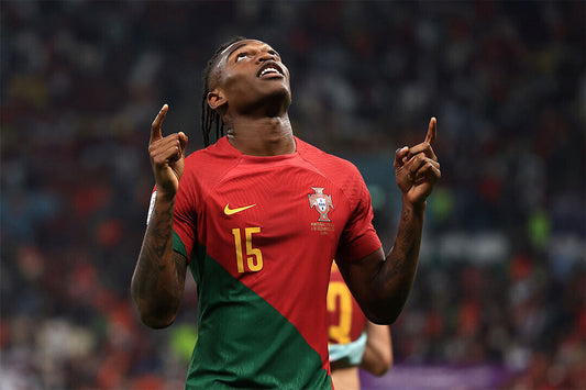 Rafael Leao Goal Celebration Portugal World Cup Poster Wall Art Print Home Wall Decor - xonomax