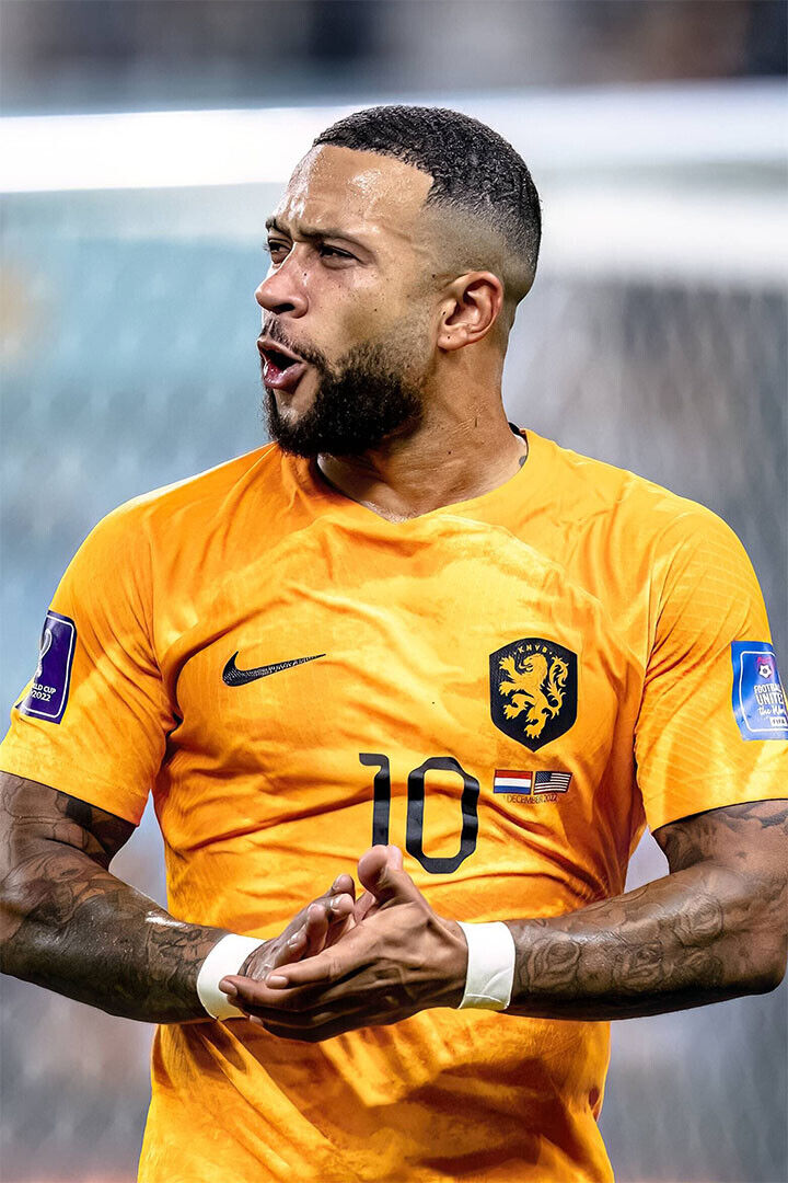 Memphis Depay Netherlands National Team World Cup Poster Wall Art Print Home Wall Decor - xonomax