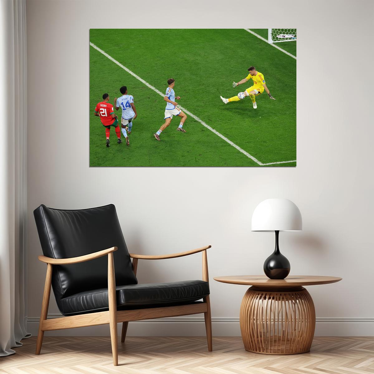 Unai Simon Spain National Team World Cup Poster Wall Art Print Home Wall Decor - xonomax