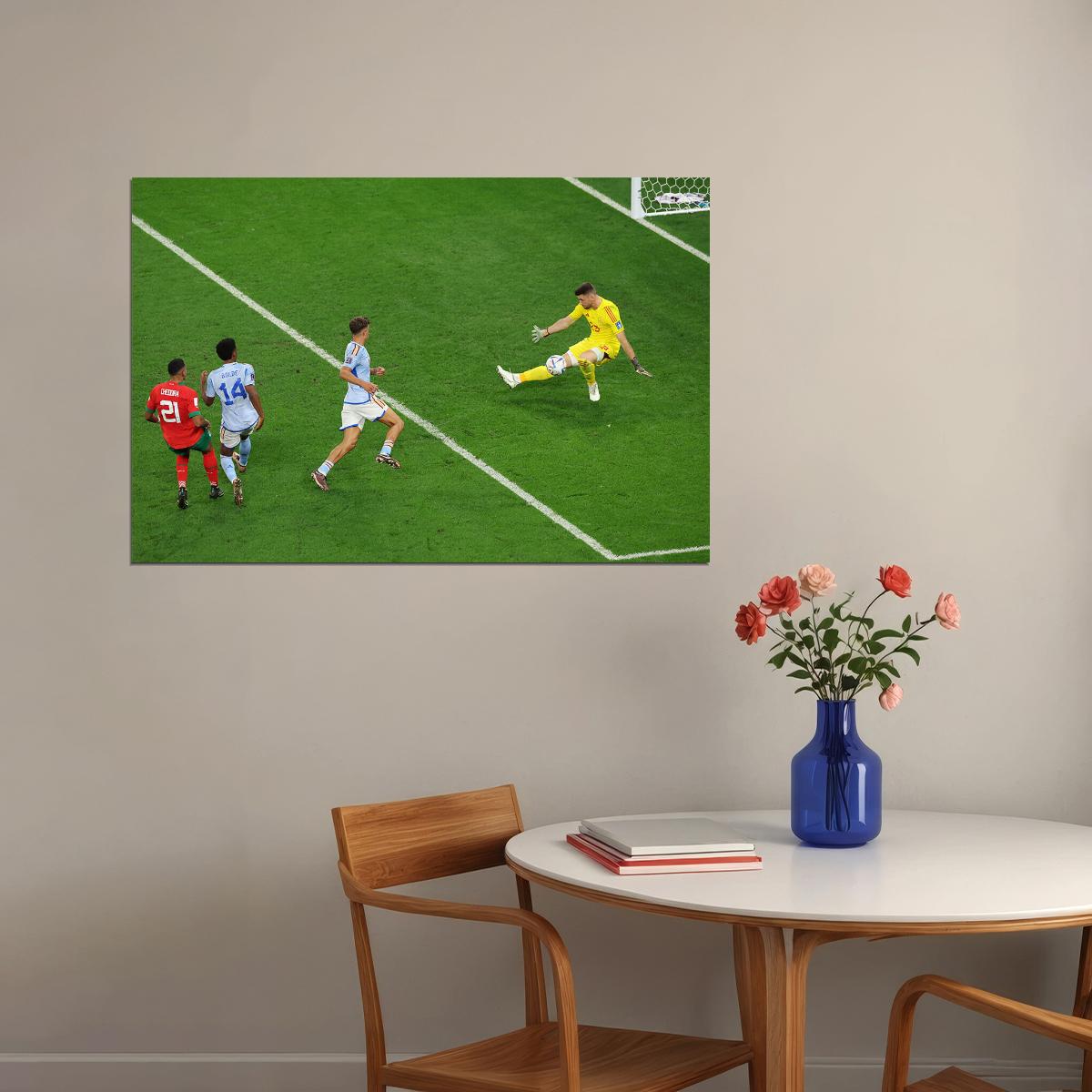 Unai Simon Spain National Team World Cup Poster Wall Art Print Home Wall Decor - xonomax