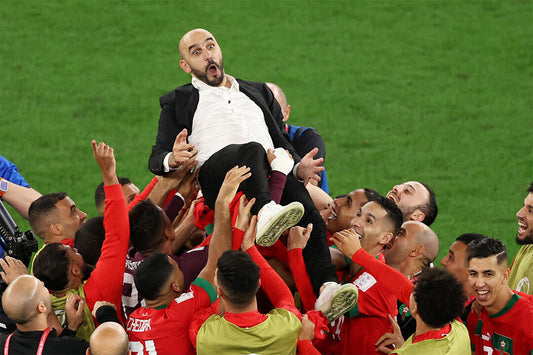 Walid Regragui Morocco National Team World Cup Poster Wall Art Print Home Wall Decor - xonomax
