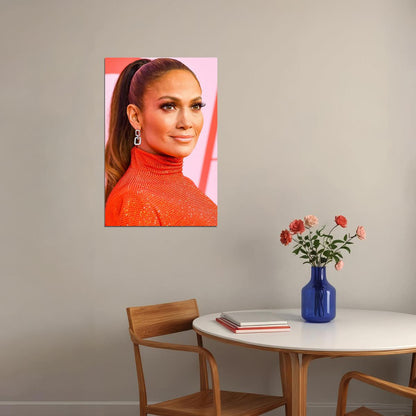 Jennifer Lopez Musician Fashion Designer Actress Poster Wall Art Print Home Wall Decor