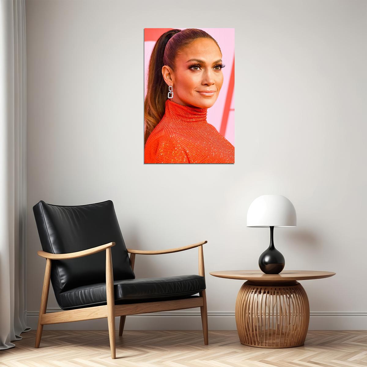 Jennifer Lopez Musician Fashion Designer Actress Poster Wall Art Print Home Wall Decor