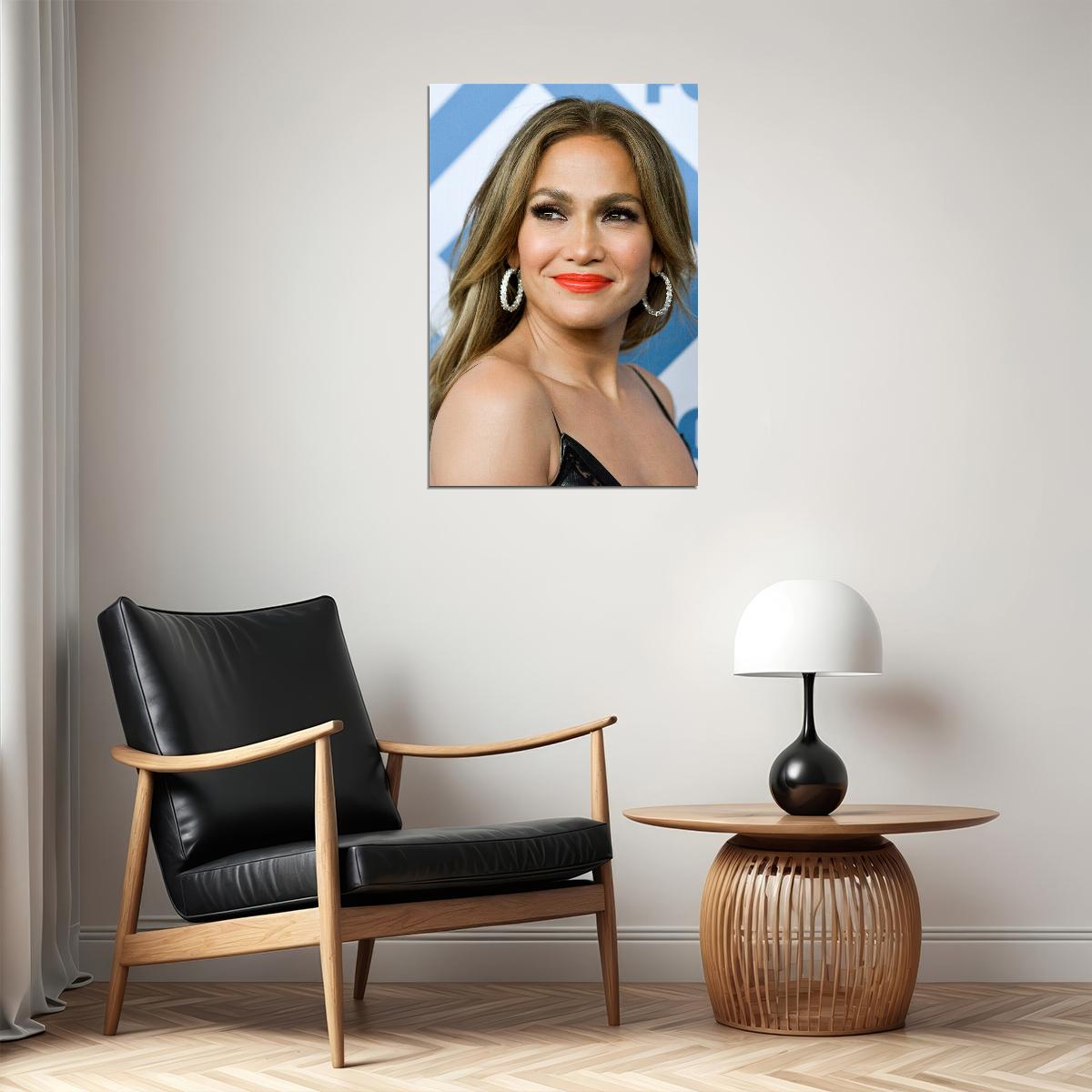Jennifer Lopez Musician Philanthropic Actress Poster Wall Art Print Home Wall Decor