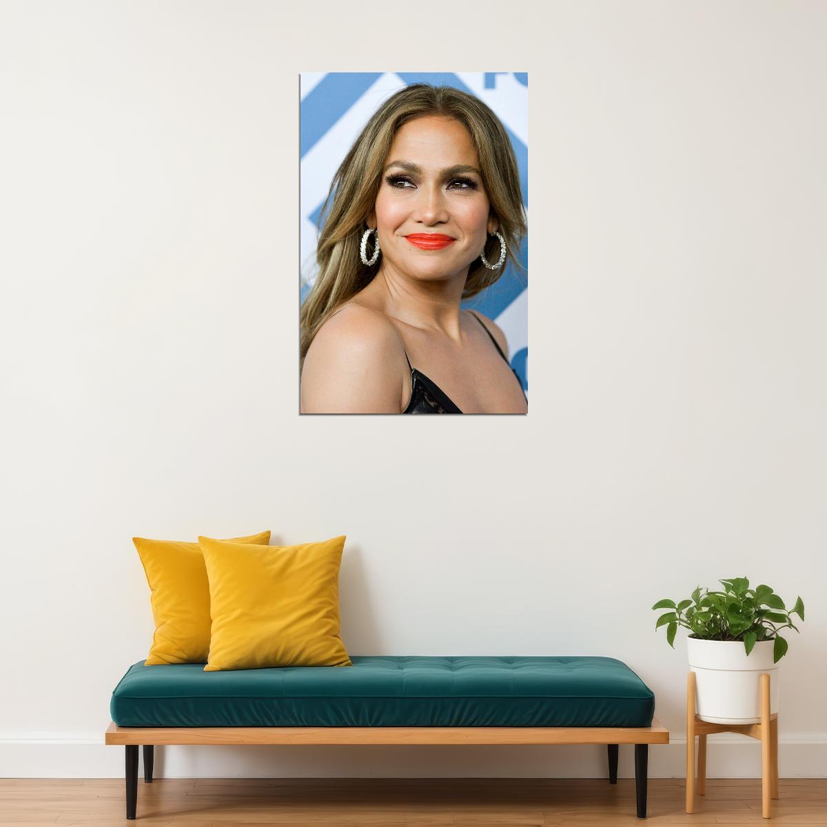 Jennifer Lopez Musician Philanthropic Actress Poster Wall Art Print Home Wall Decor