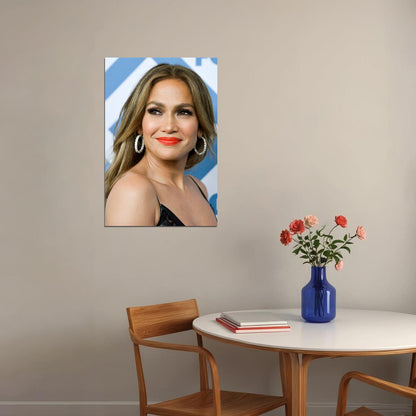 Jennifer Lopez Musician Philanthropic Actress Poster Wall Art Print Home Wall Decor