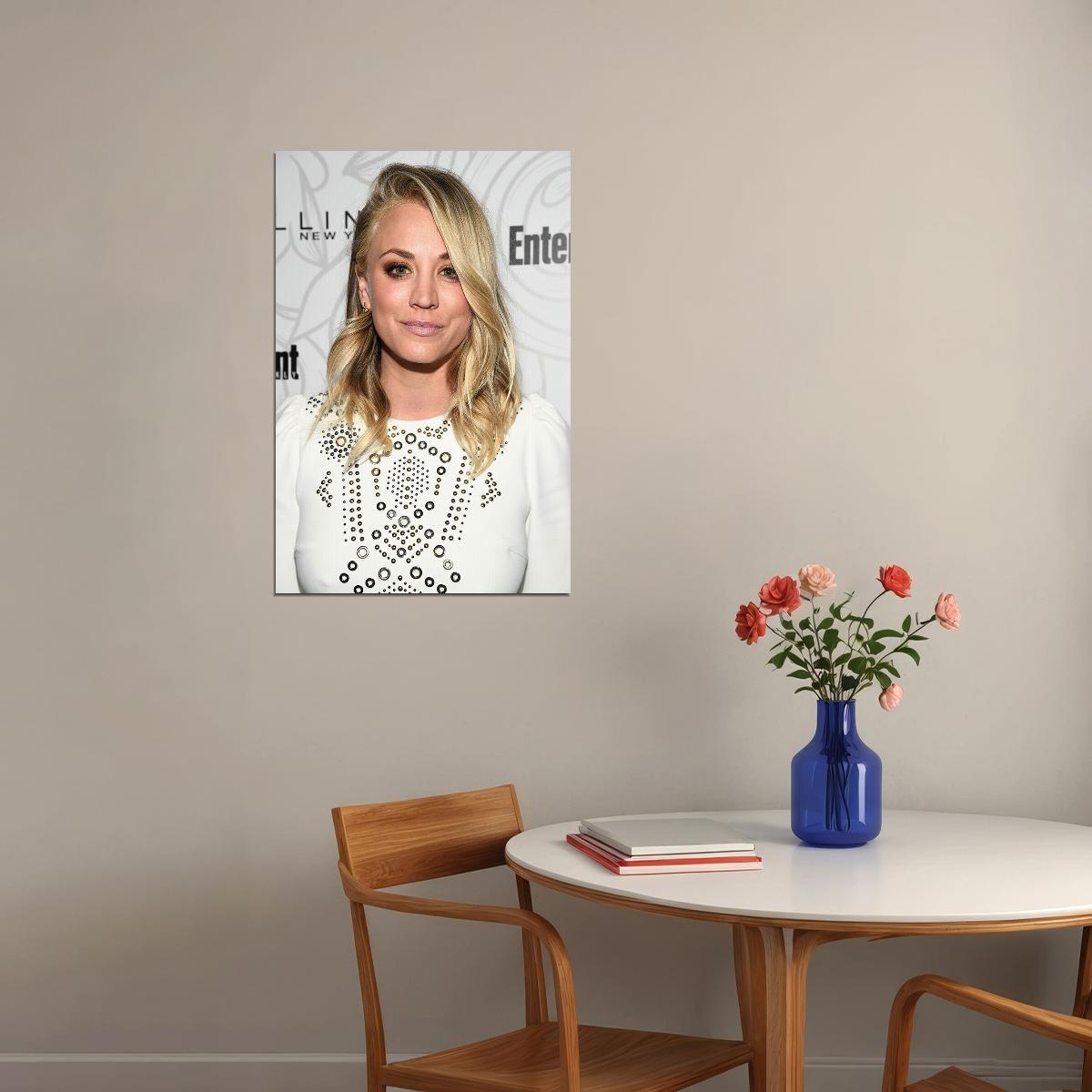 Kaley Cuoco Celebrity Beauty Tv Series Actress Poster Wall Art Print Home Wall Decor - xonomax