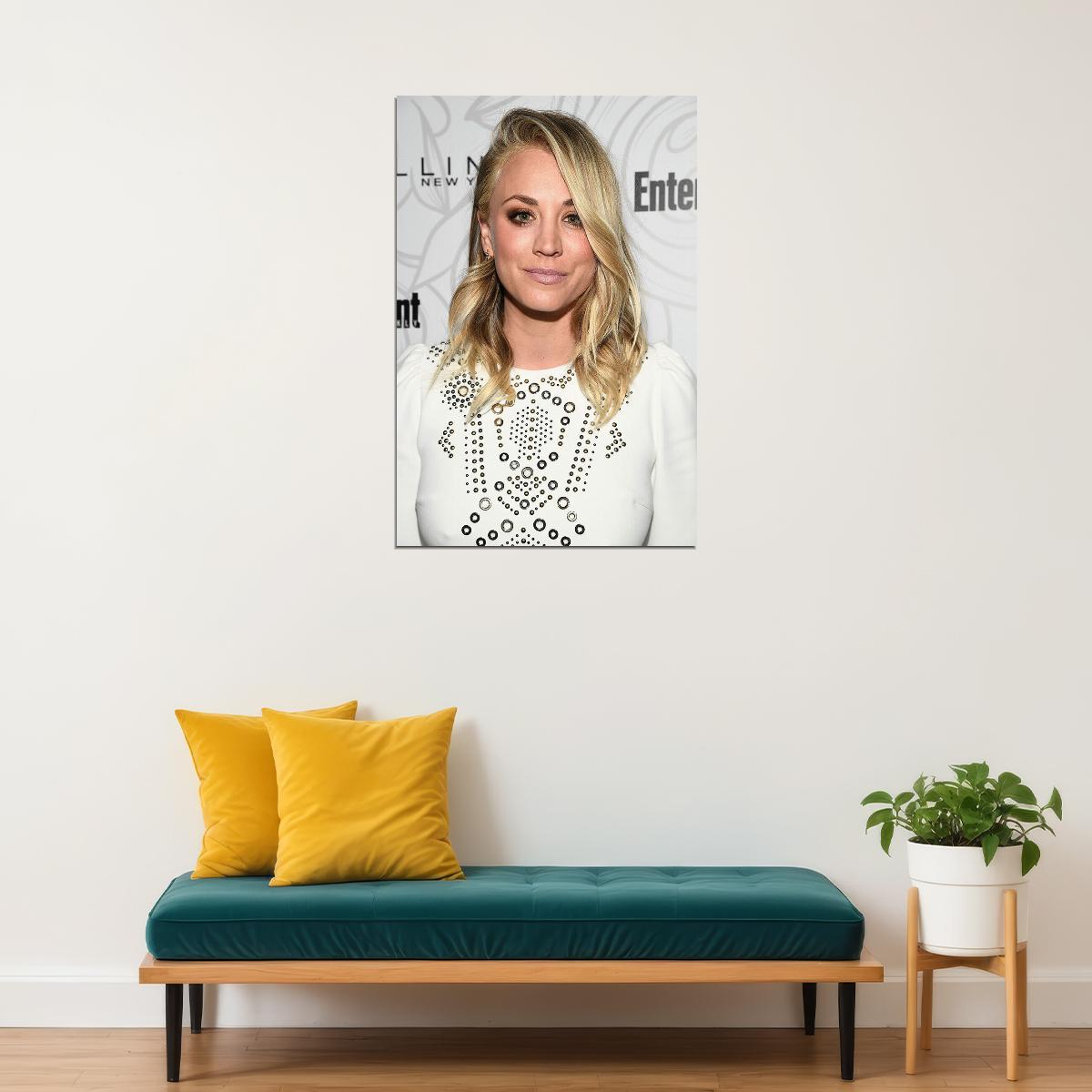 Kaley Cuoco Celebrity Beauty Tv Series Actress Poster Wall Art Print Home Wall Decor - xonomax