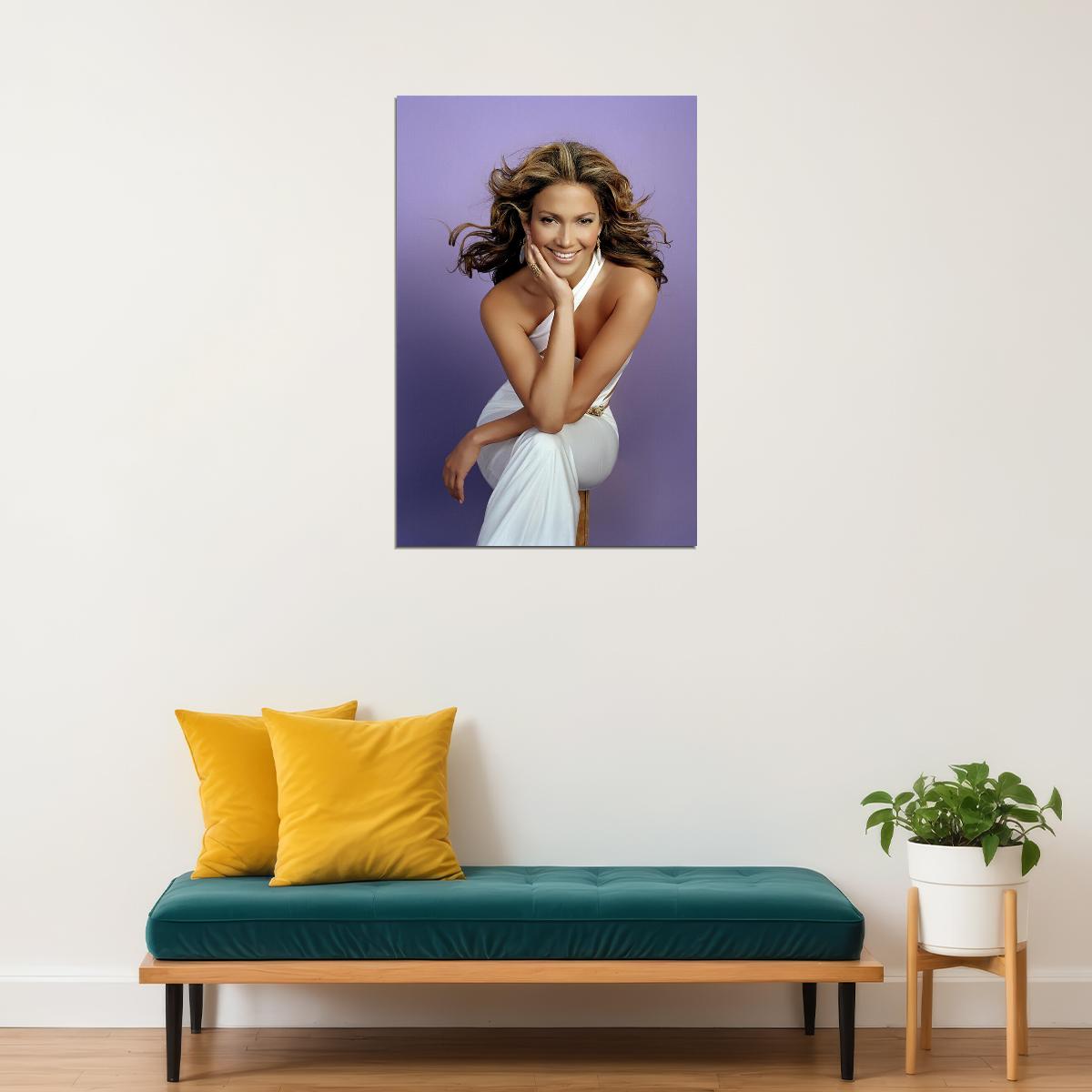 Jennifer Lopez Singer Philanthropic Actress Poster Wall Art Print Home Wall Decor