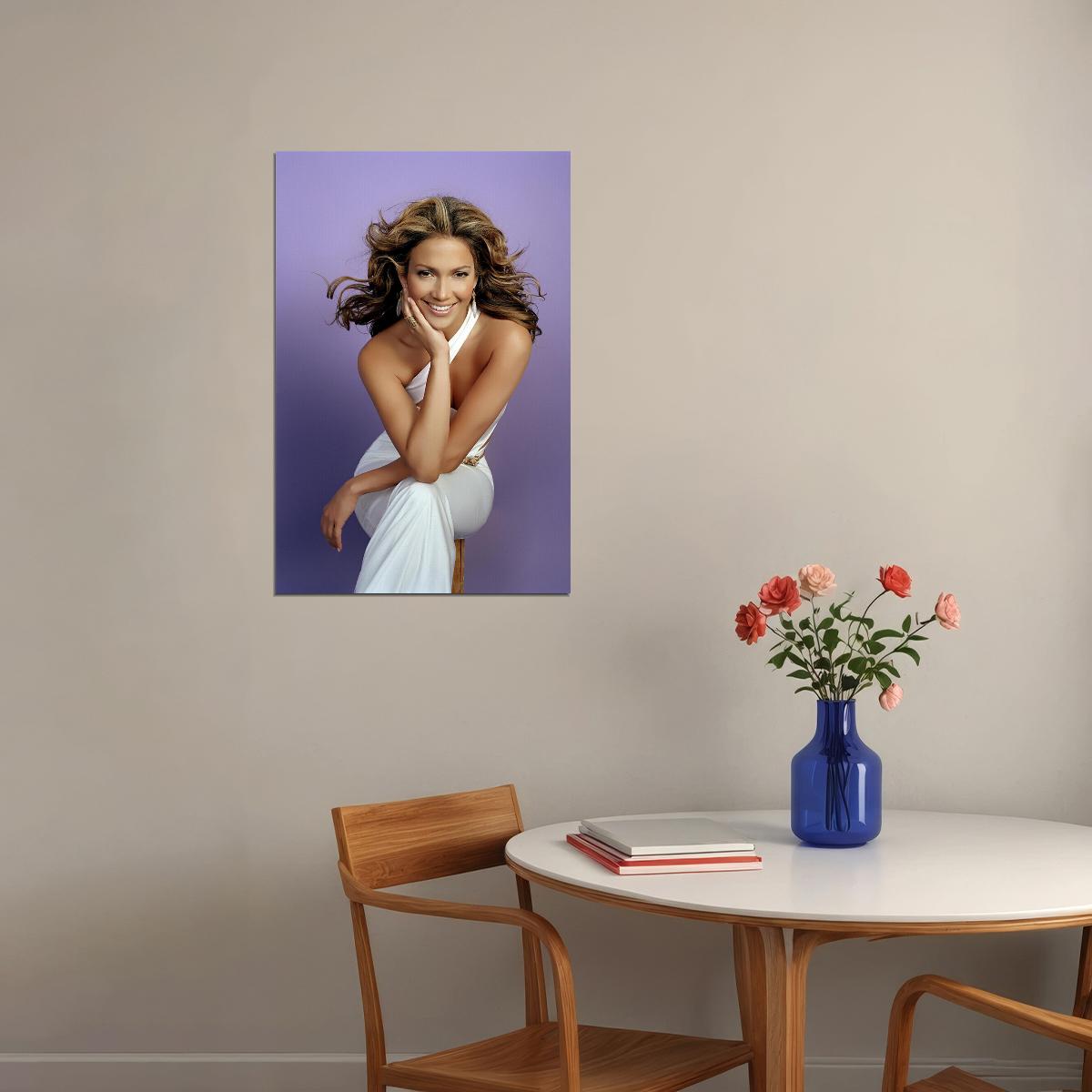 Jennifer Lopez Singer Philanthropic Actress Poster Wall Art Print Home Wall Decor