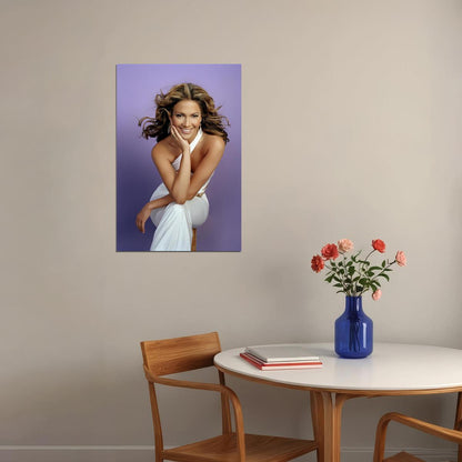 Jennifer Lopez Singer Philanthropic Actress Poster Wall Art Print Home Wall Decor