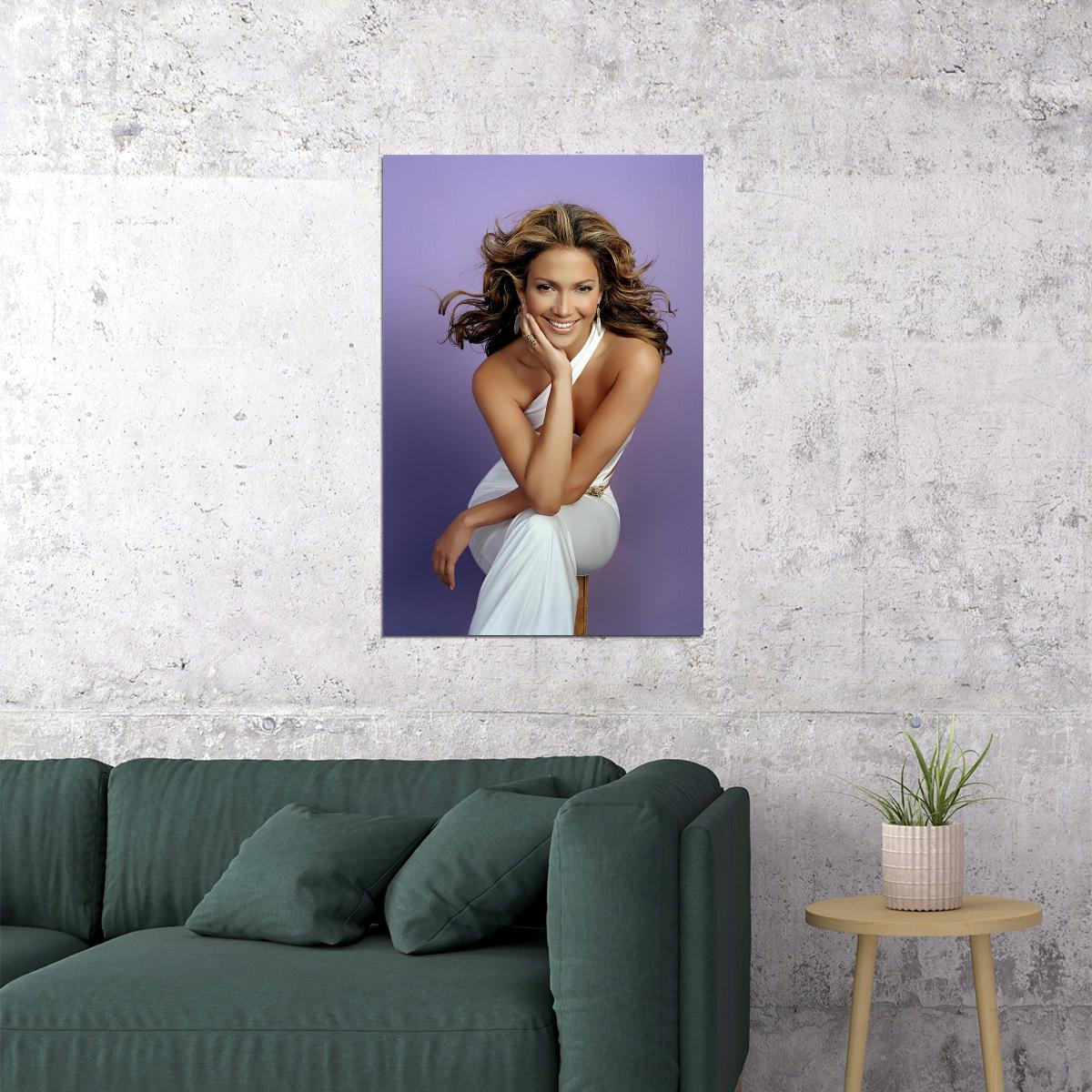 Jennifer Lopez Singer Philanthropic Actress Poster Wall Art Print Home Wall Decor