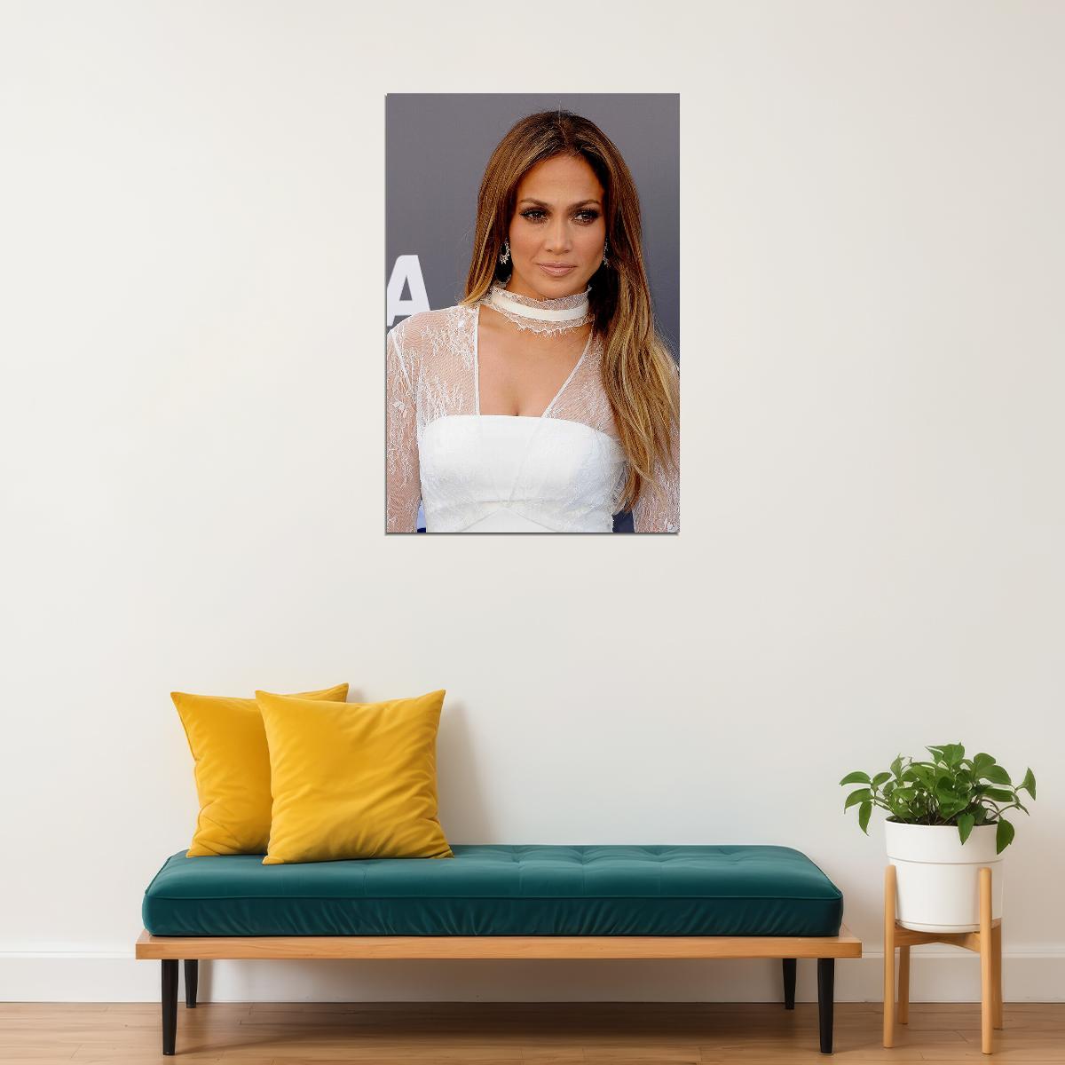 Jennifer Lopez Celebrity Singer Producer Actress Poster Wall Art Print Home Wall Decor