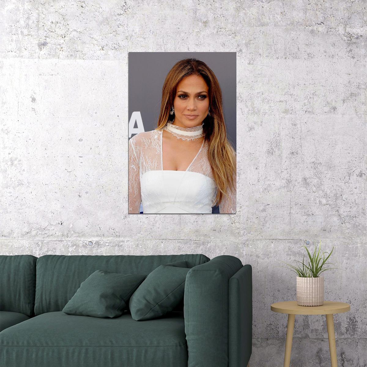 Jennifer Lopez Celebrity Singer Producer Actress Poster Wall Art Print Home Wall Decor