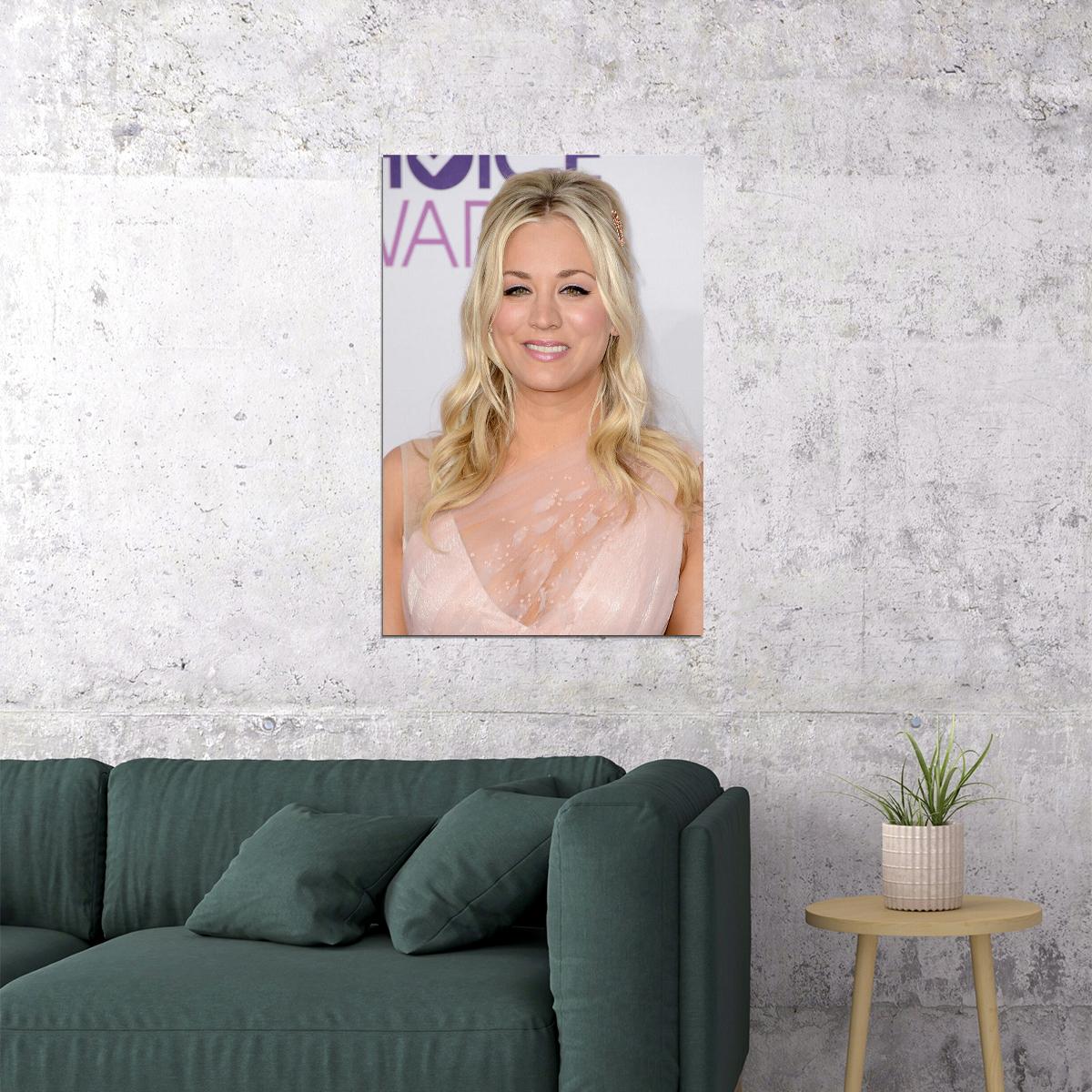 Kaley Cuoco Celebrity Sexy Movie Actress Poster Wall Art Print Home Wall Decor - xonomax