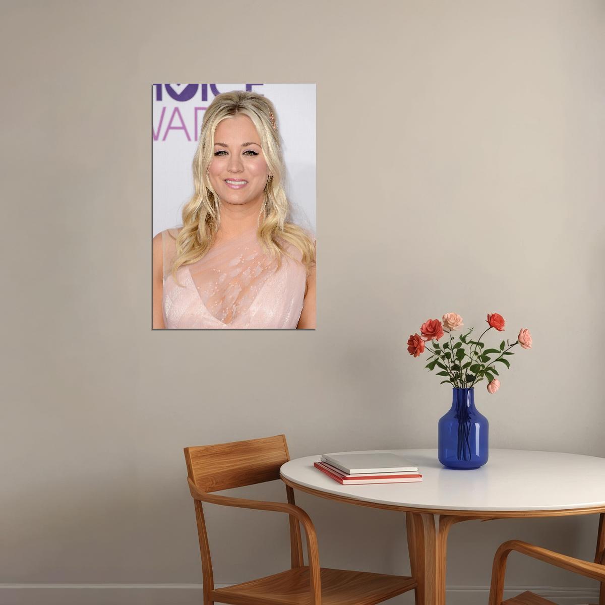 Kaley Cuoco Celebrity Sexy Movie Actress Poster Wall Art Print Home Wall Decor - xonomax
