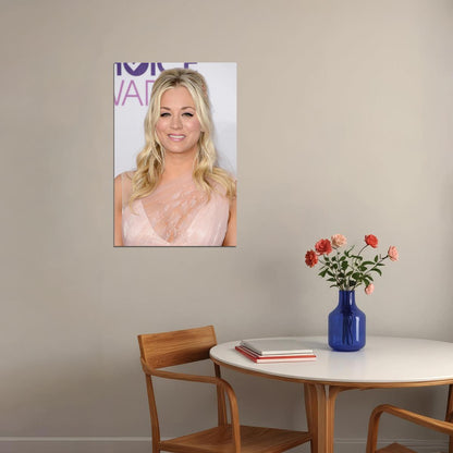 Kaley Cuoco Celebrity Sexy Movie Actress Poster Wall Art Print Home Wall Decor - xonomax