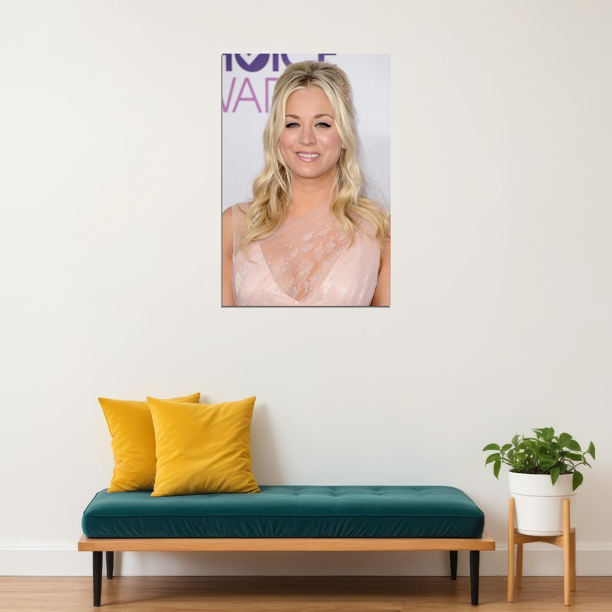 Kaley Cuoco Celebrity Sexy Movie Actress Poster Wall Art Print Home Wall Decor - xonomax