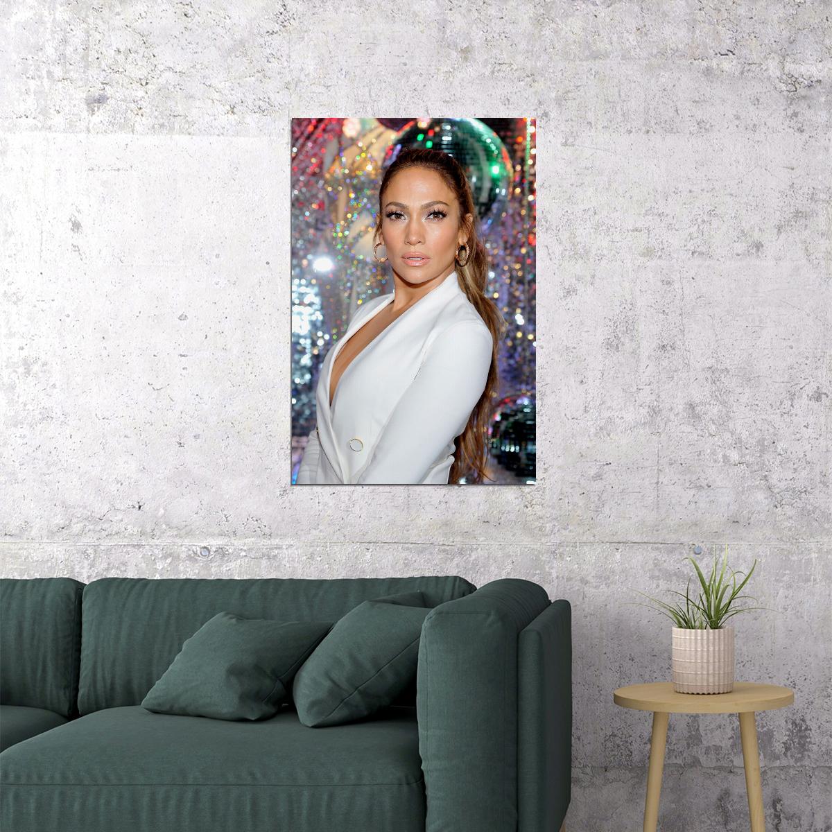 Jennifer Lopez Celebrity Musician Producer Actress Poster Wall Art Print Home Wall Decor