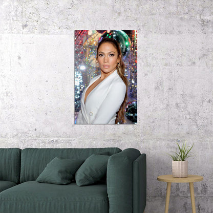 Jennifer Lopez Celebrity Musician Producer Actress Poster Wall Art Print Home Wall Decor