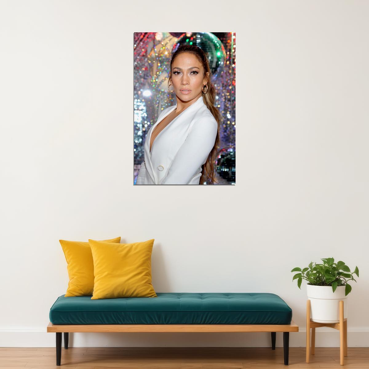 Jennifer Lopez Celebrity Musician Producer Actress Poster Wall Art Print Home Wall Decor