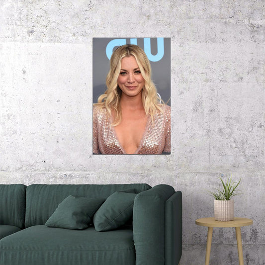 Kaley Cuoco Celebrity Sexy Cinema Actress Poster Wall Art Print Home Wall Decor - xonomax