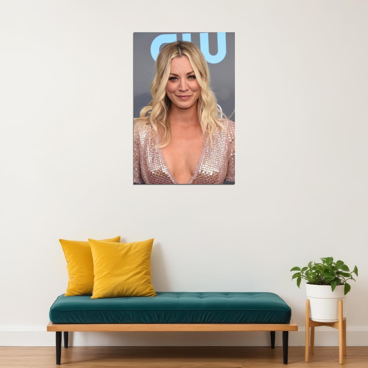 Kaley Cuoco Celebrity Sexy Cinema Actress Poster Wall Art Print Home Wall Decor - xonomax