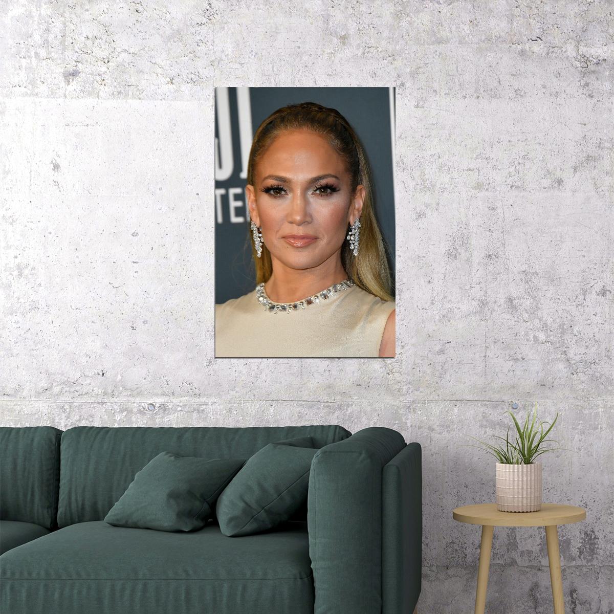 Jennifer Lopez Celebrity Musician Dancer Actress Poster Wall Art Print Home Wall Decor