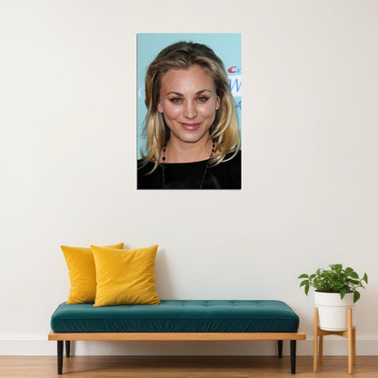 Kaley Cuoco Celebrity Cinema Actress Artist Poster Wall Art Print Home Wall Decor - xonomax