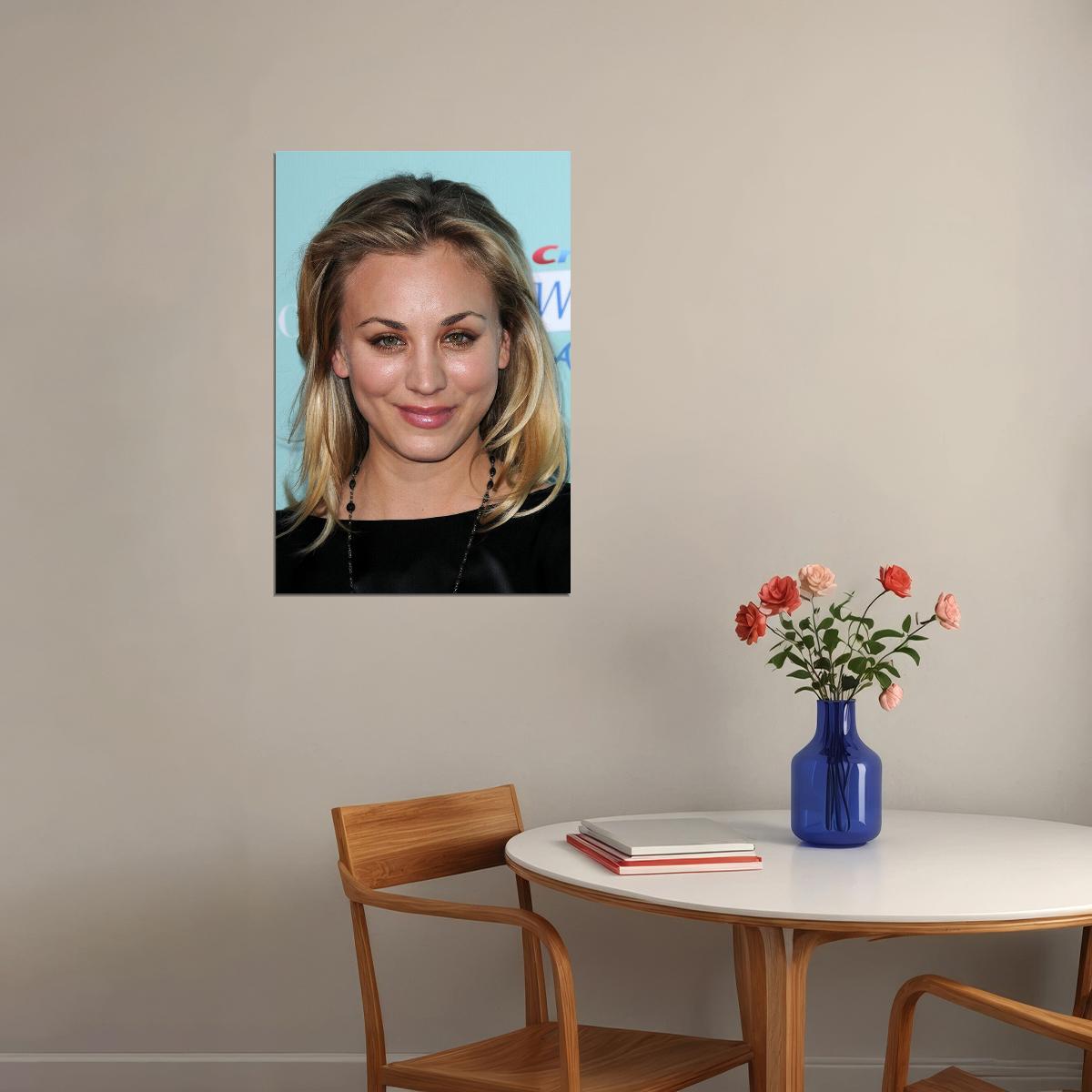 Kaley Cuoco Celebrity Cinema Actress Artist Poster Wall Art Print Home Wall Decor - xonomax