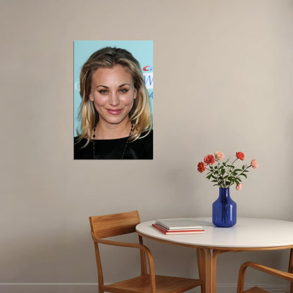 Kaley Cuoco Celebrity Cinema Actress Artist Poster Wall Art Print Home Wall Decor - xonomax