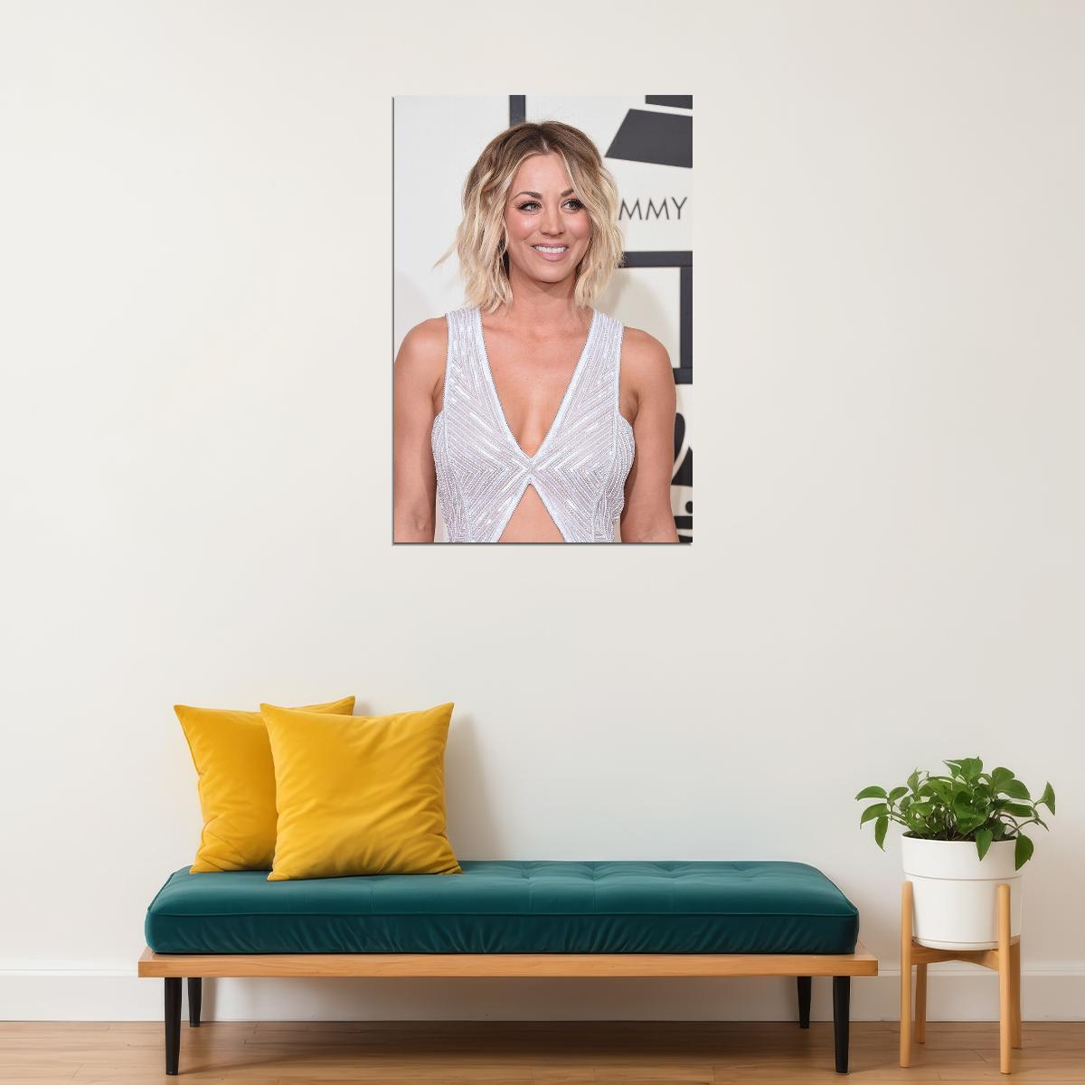Kaley Cuoco Celebrity Tv Series Actress Artist Poster Wall Art Print Home Wall Decor - xonomax