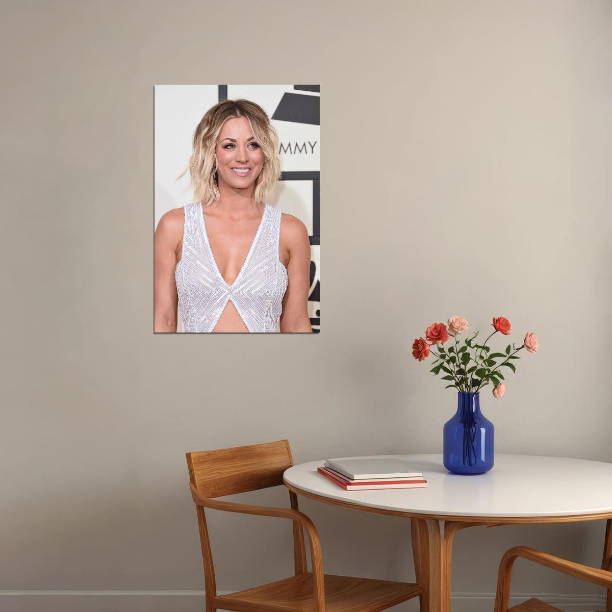 Kaley Cuoco Celebrity Tv Series Actress Artist Poster Wall Art Print Home Wall Decor - xonomax
