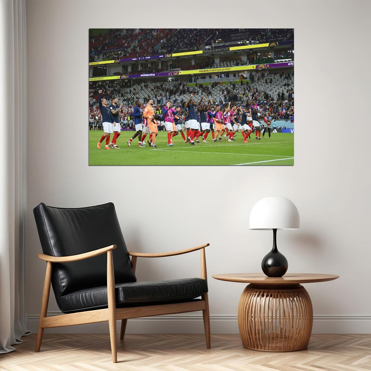France National Football Team World Cup Poster Wall Art Print Home Wall Decor - xonomax
