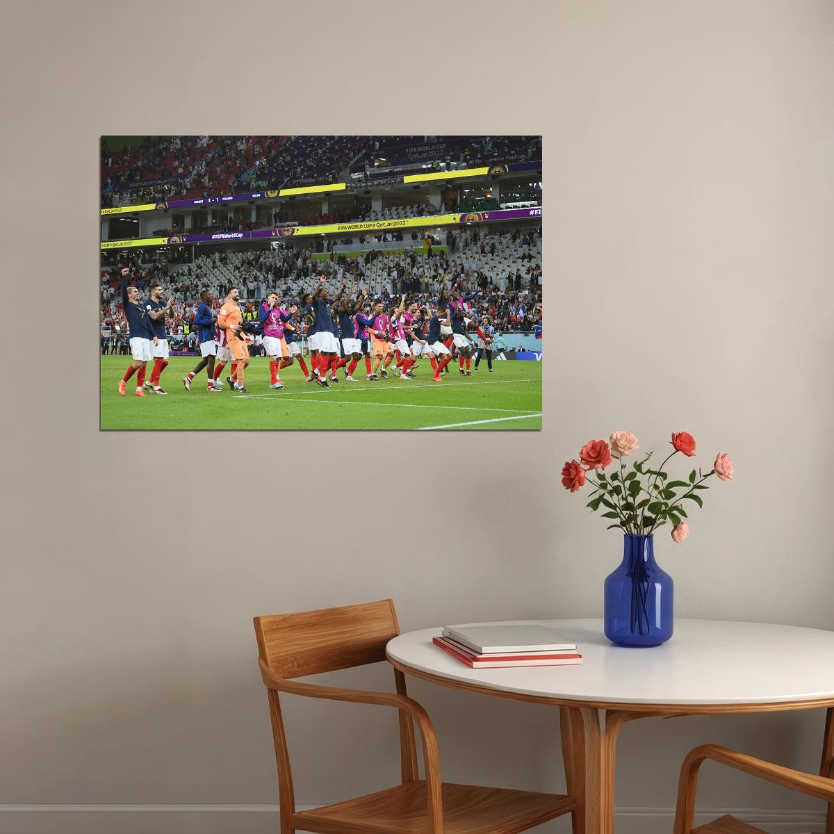 France National Football Team World Cup Poster Wall Art Print Home Wall Decor - xonomax