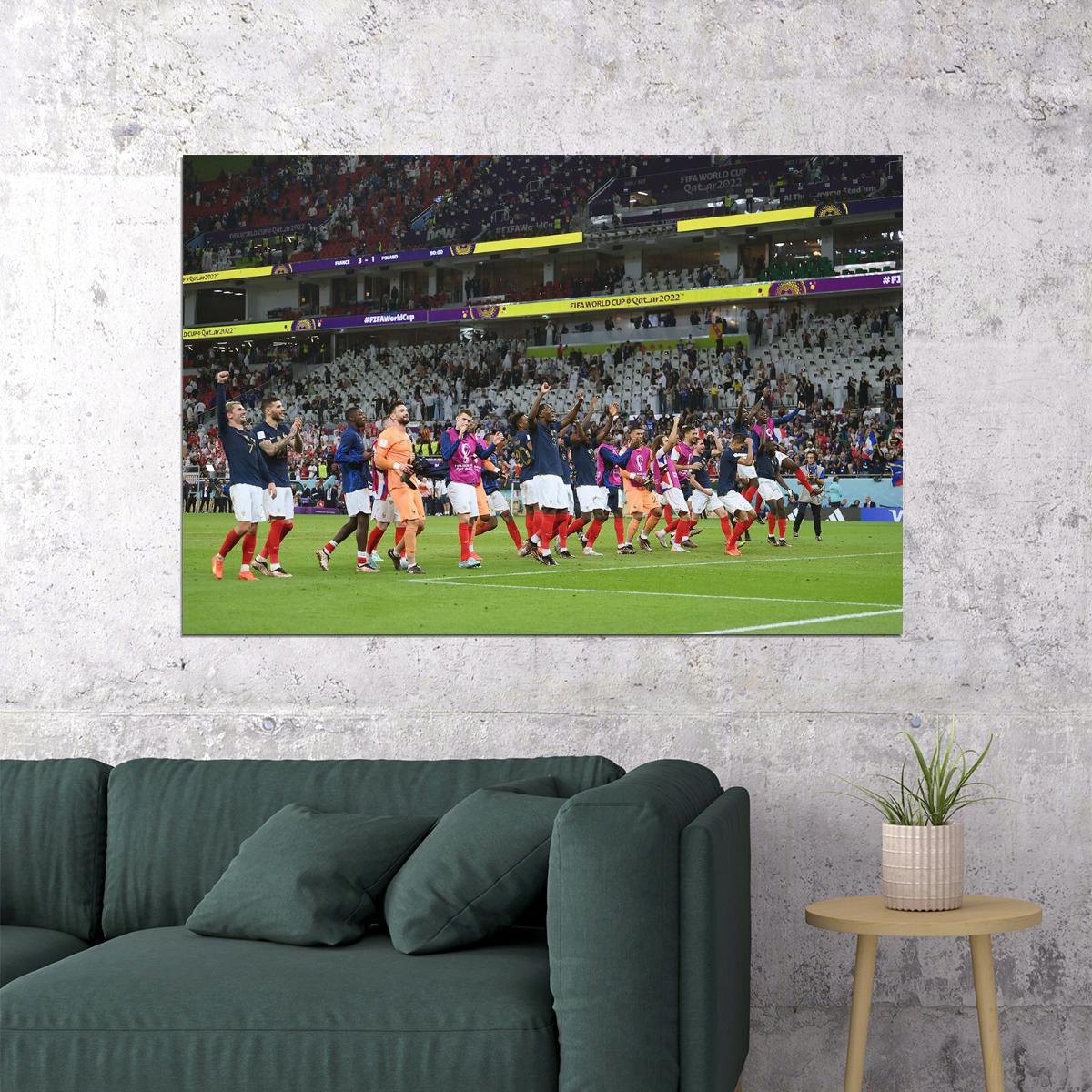 France National Football Team World Cup Poster Wall Art Print Home Wall Decor - xonomax