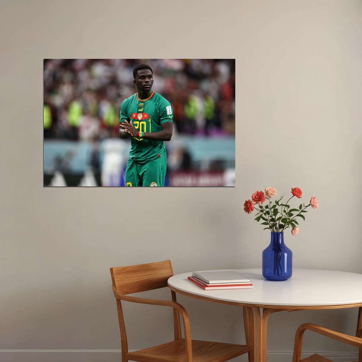 Bamba Dieng Senegal National Team World Cup Poster Wall Art Print Home Wall Decor - xonomax