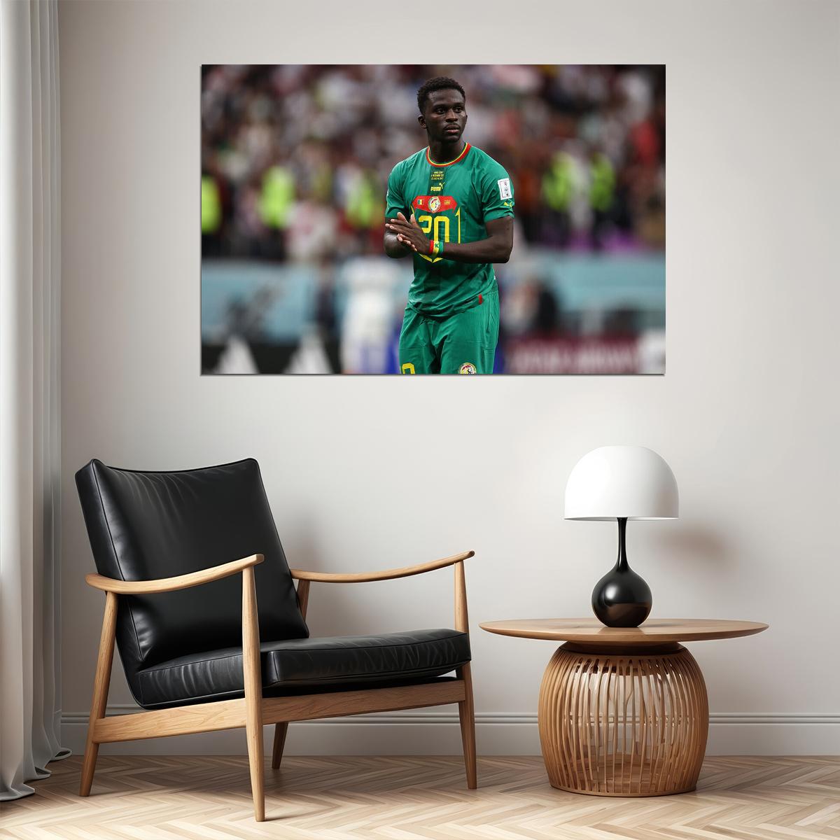 Bamba Dieng Senegal National Team World Cup Poster Wall Art Print Home Wall Decor - xonomax