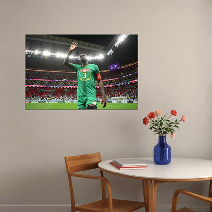 Kalidou Koulibaly Senegal National Team World Cup Poster Wall Art Print Home Wall Decor - xonomax