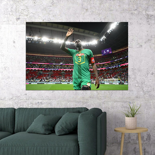 Kalidou Koulibaly Senegal National Team World Cup Poster Wall Art Print Home Wall Decor - xonomax