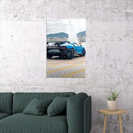 Bugatti Car Brand Automotive Manufacturer Car Poster Wall Art Print Home Wall Decor - xonomax