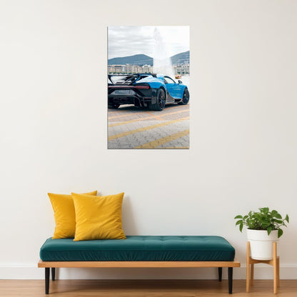 Bugatti Car Brand Automotive Manufacturer Car Poster Wall Art Print Home Wall Decor - xonomax